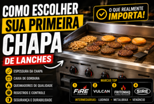 primeira chapa de lanches