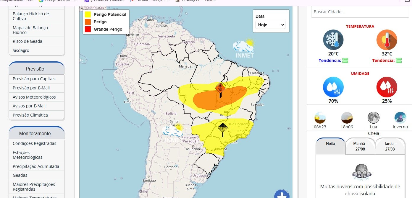Tempestades avançam por três regiões do Brasil nesta quarta-feira; veja onde há alerta