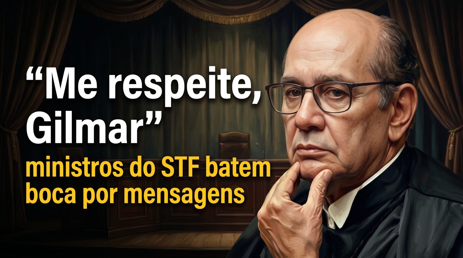 “Me respeite, Gilmar”: ministros do STF batem boca