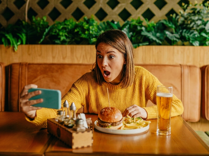 Influenciador de comida