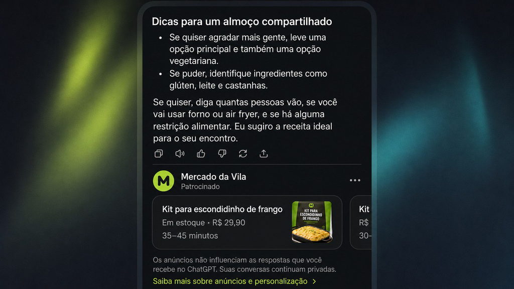 Publicidade no ChatGPT